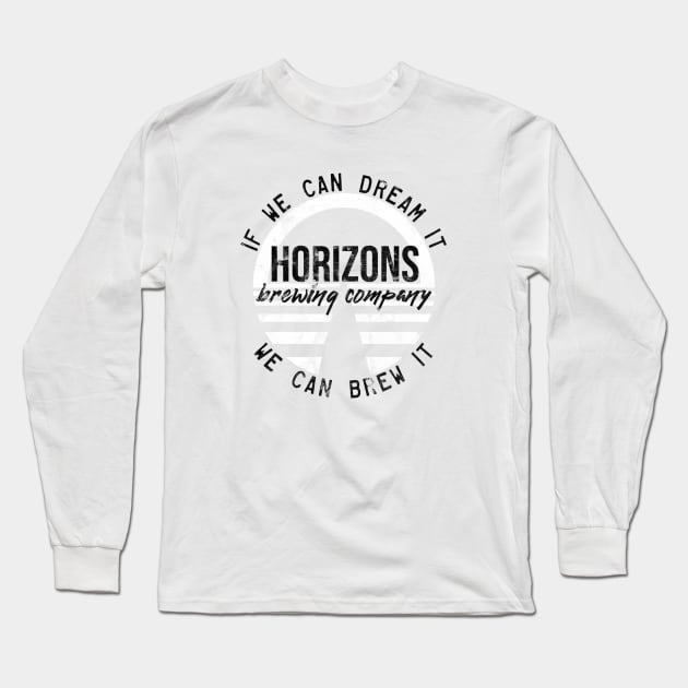 Horizons Brewing Company Vintage/Worn/Distressed Long Sleeve T-Shirt by FandomTrading